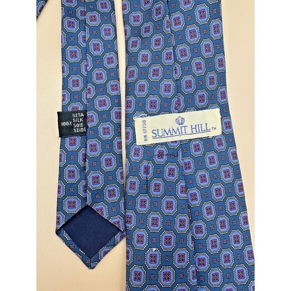 Lot of 100% Silk Ties Dino Baldini, Summit Hill, Free Man, Oakton Ltd, Arrow - Picture 9 of 13